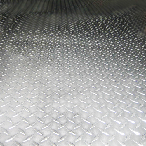 Лист алюминиевый рифленый 1,5 мм Квинтет АМг2